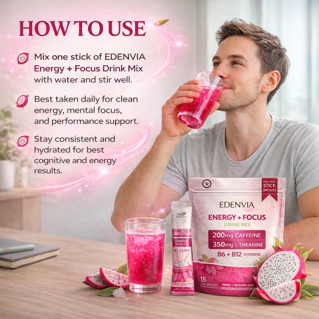 Energy and Focus Drink Pitaya