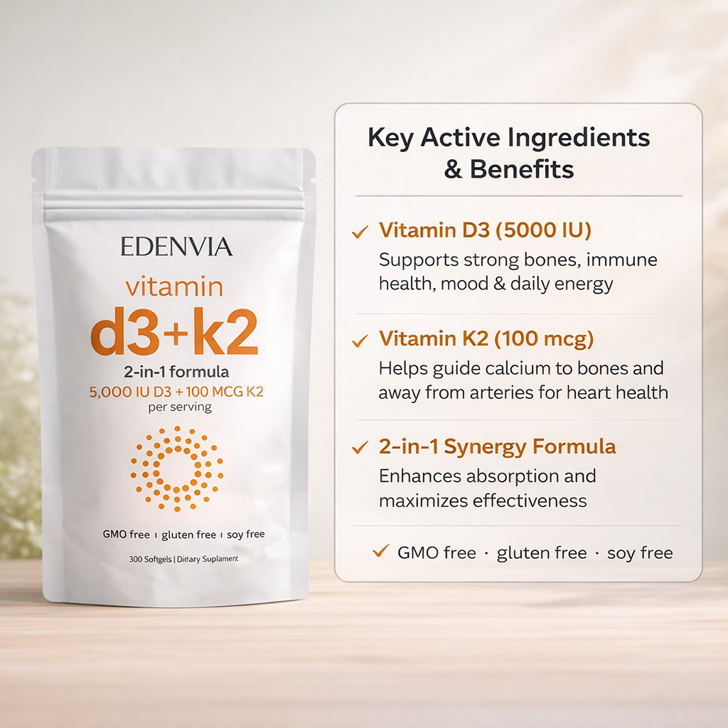 Vitamin D3 + K2