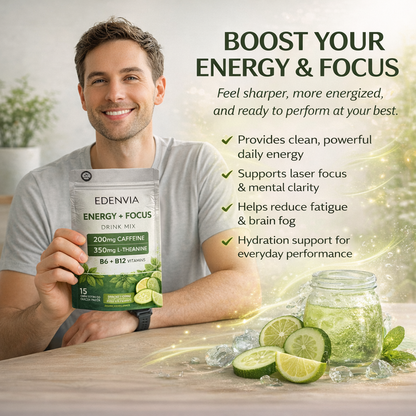 Energy and Focus Drink Cucumber Lime