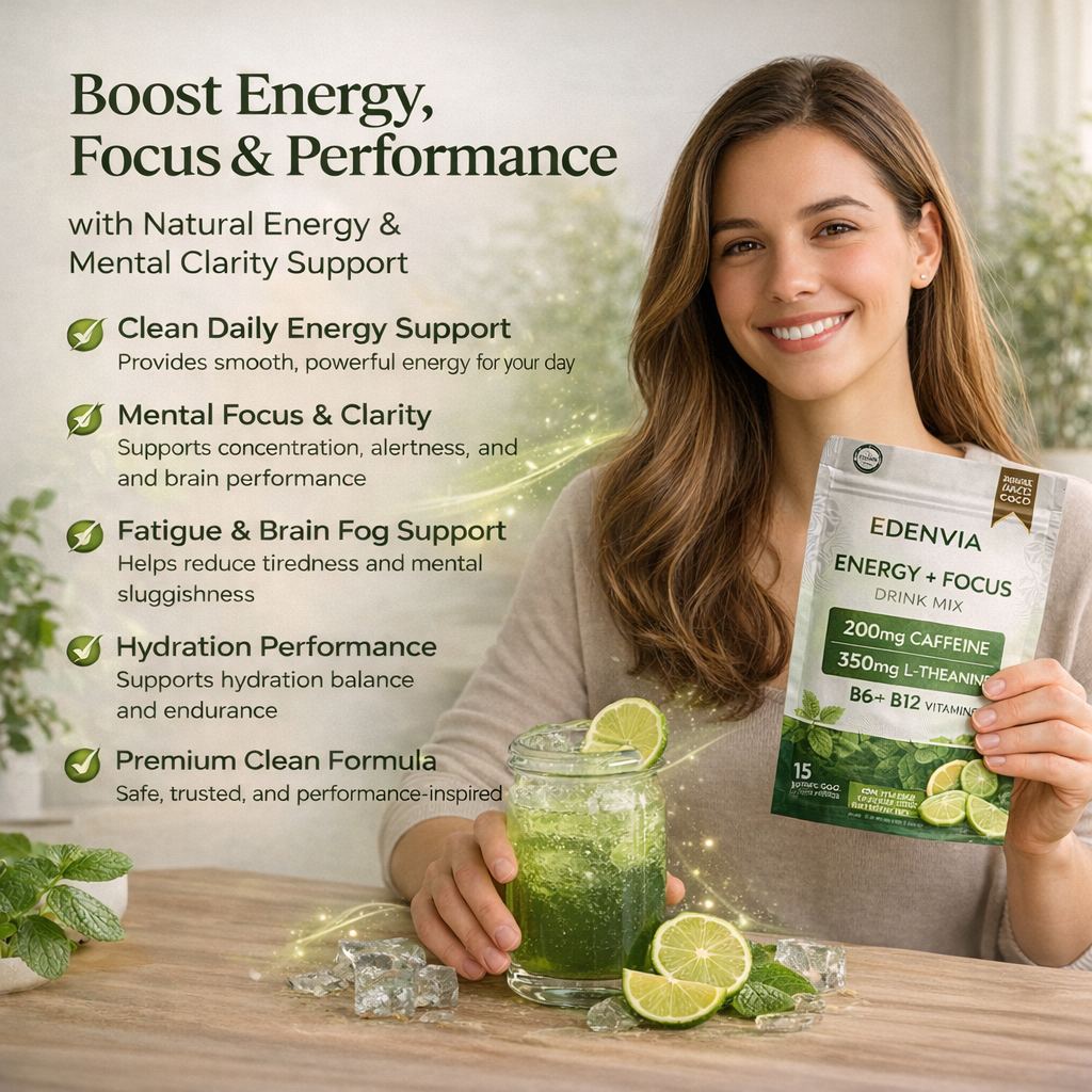 Energy and Focus Drink Cucumber Lime