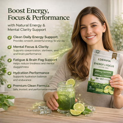 Energy and Focus Drink Cucumber Lime